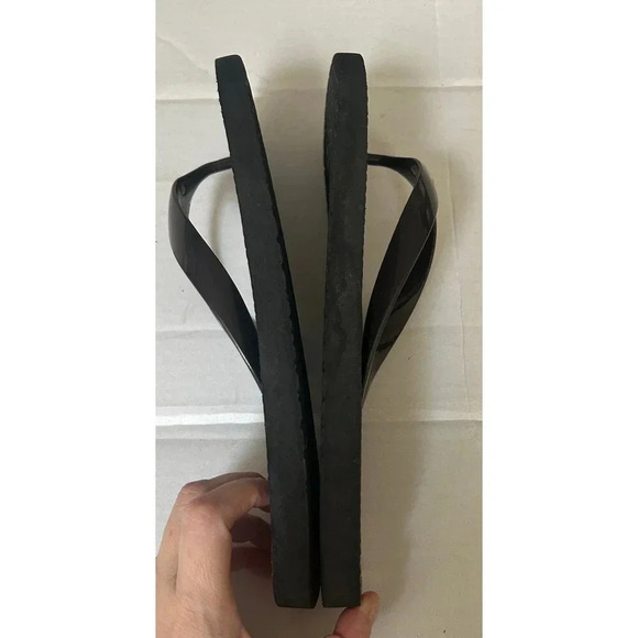 MK Michael Kors Brown flip flops Sandals womens Size 10 - Picture 3 of 4